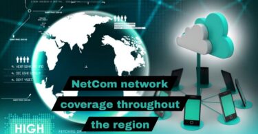 NetCom network coverage throughout the region