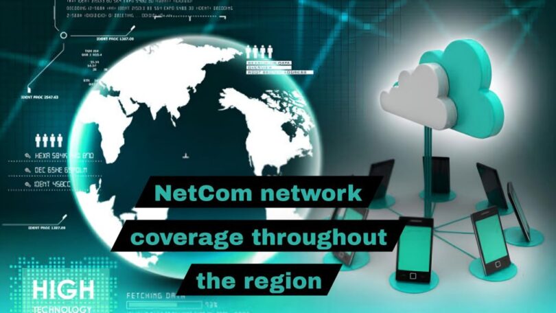 NetCom network coverage throughout the region